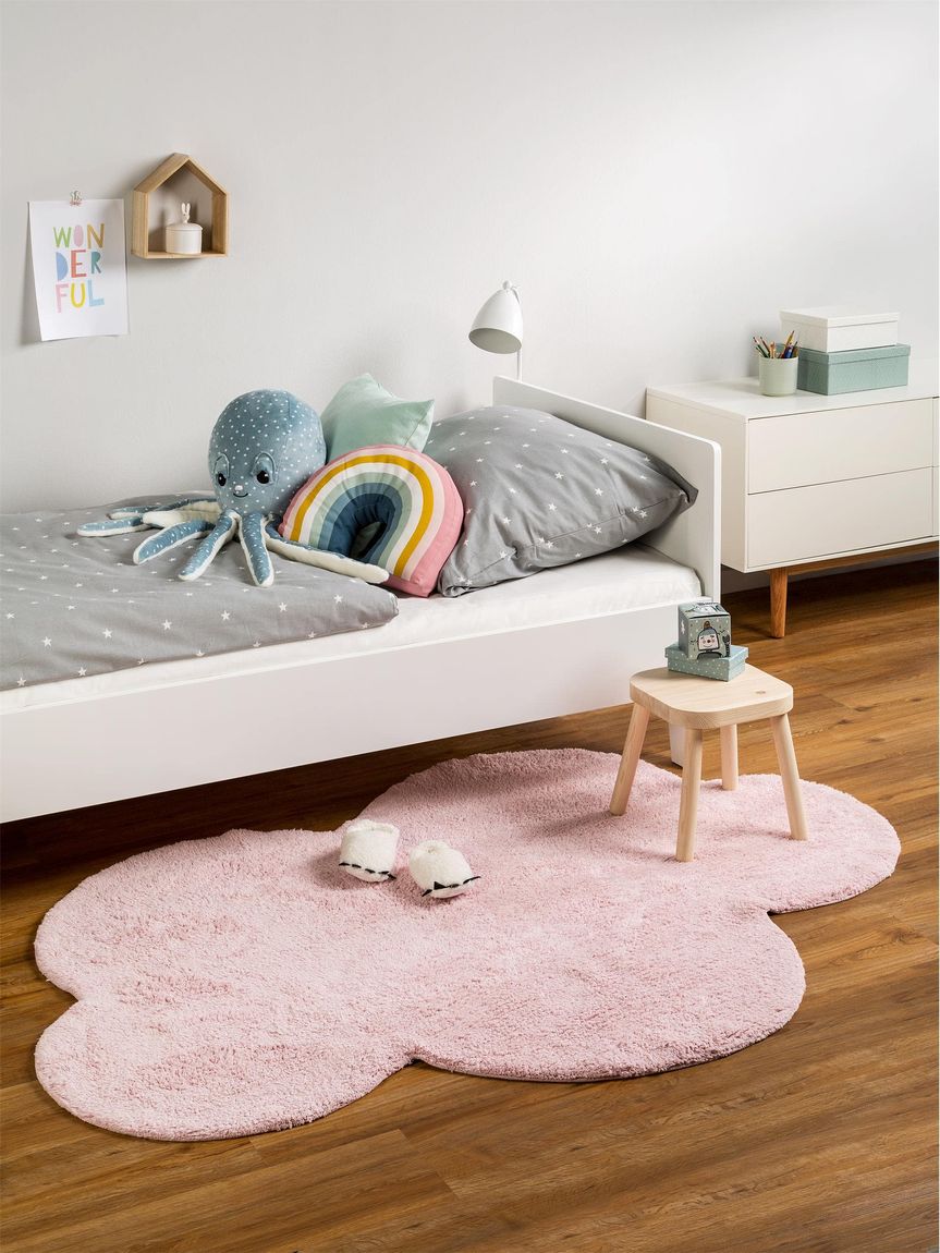 Waschbarer Kinderteppich Bambini 120x160 cm Rosa