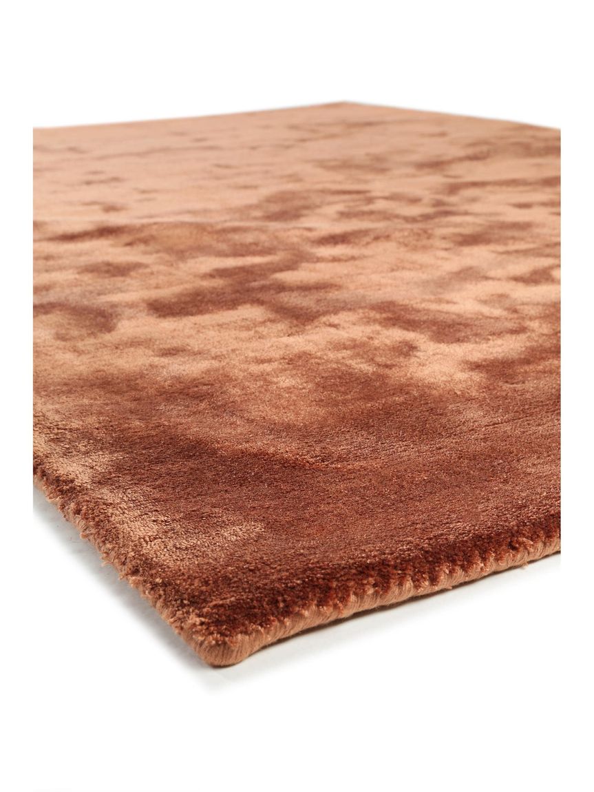Viskoseteppich Donna 300x400 cm Kupfer