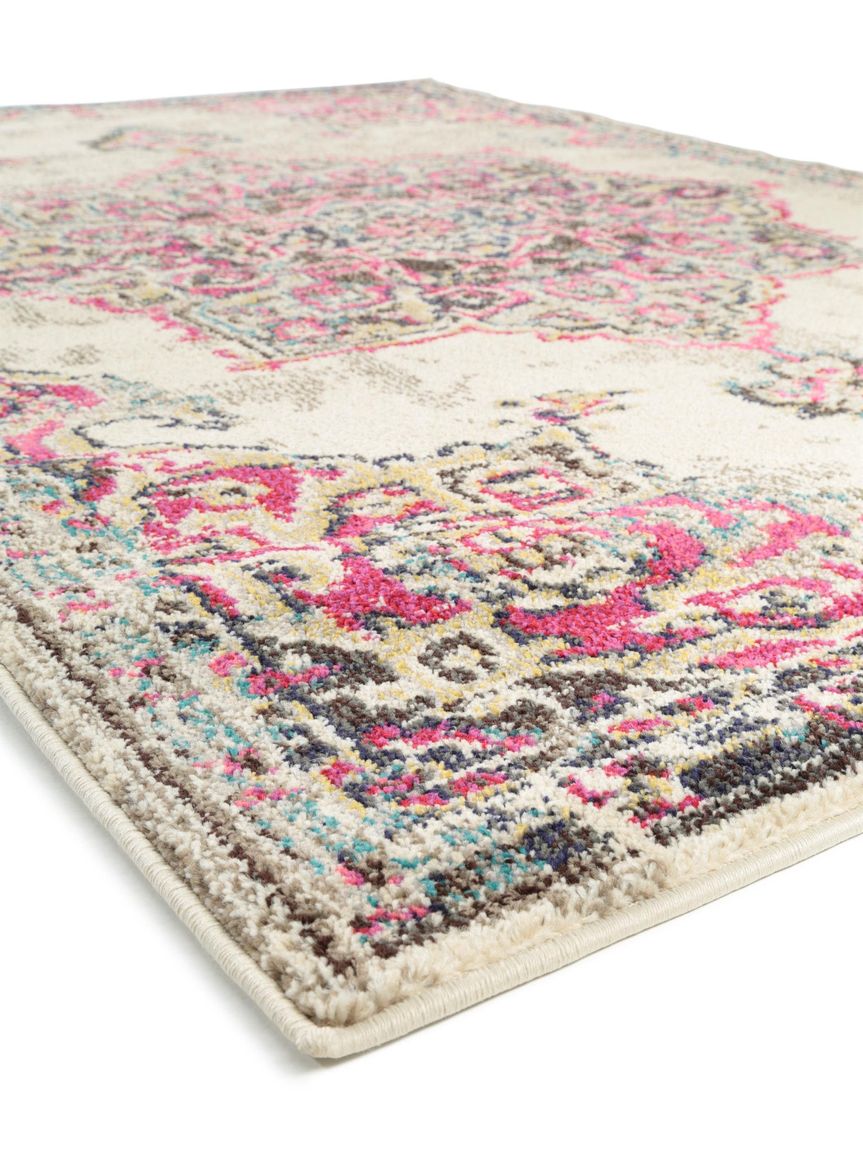 Teppich Casa Beige / Pink