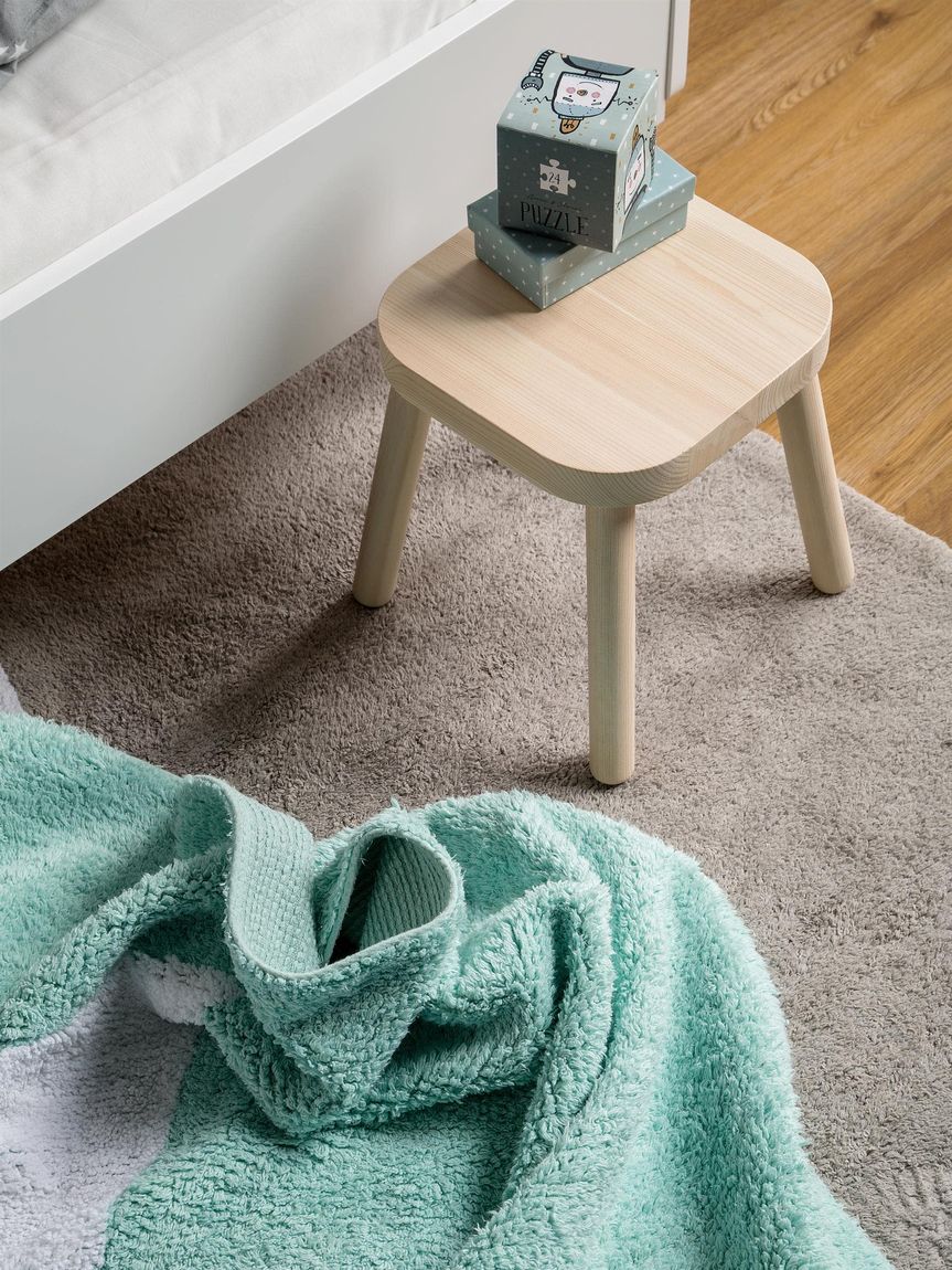 Waschbarer Kinderteppich Bambini Türkis