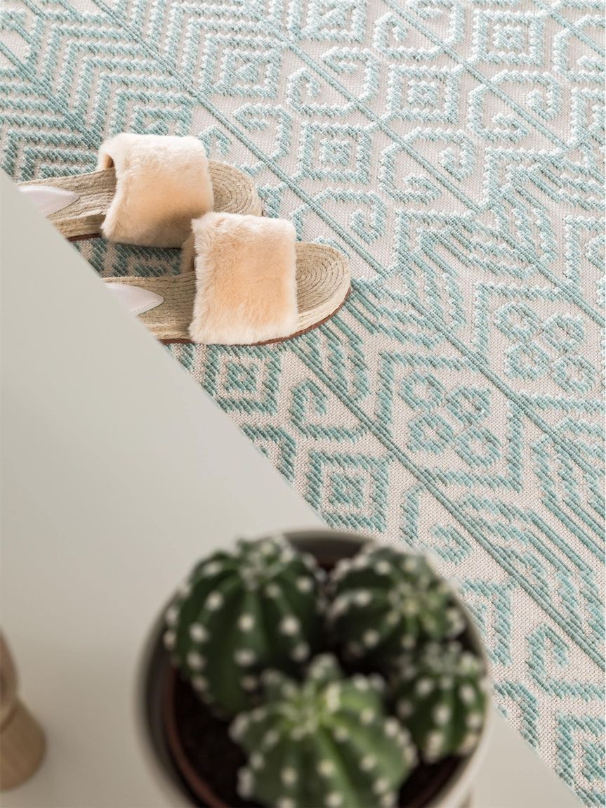 Teppich Läufer Laila 80x240 cm Blau