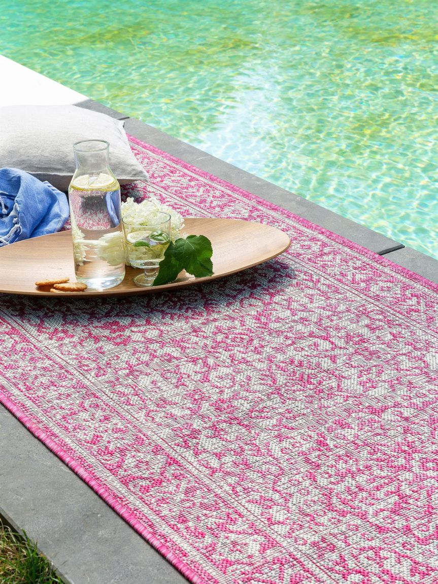 In- & Outdoor Läufer Cleo 80x240 cm Rosa