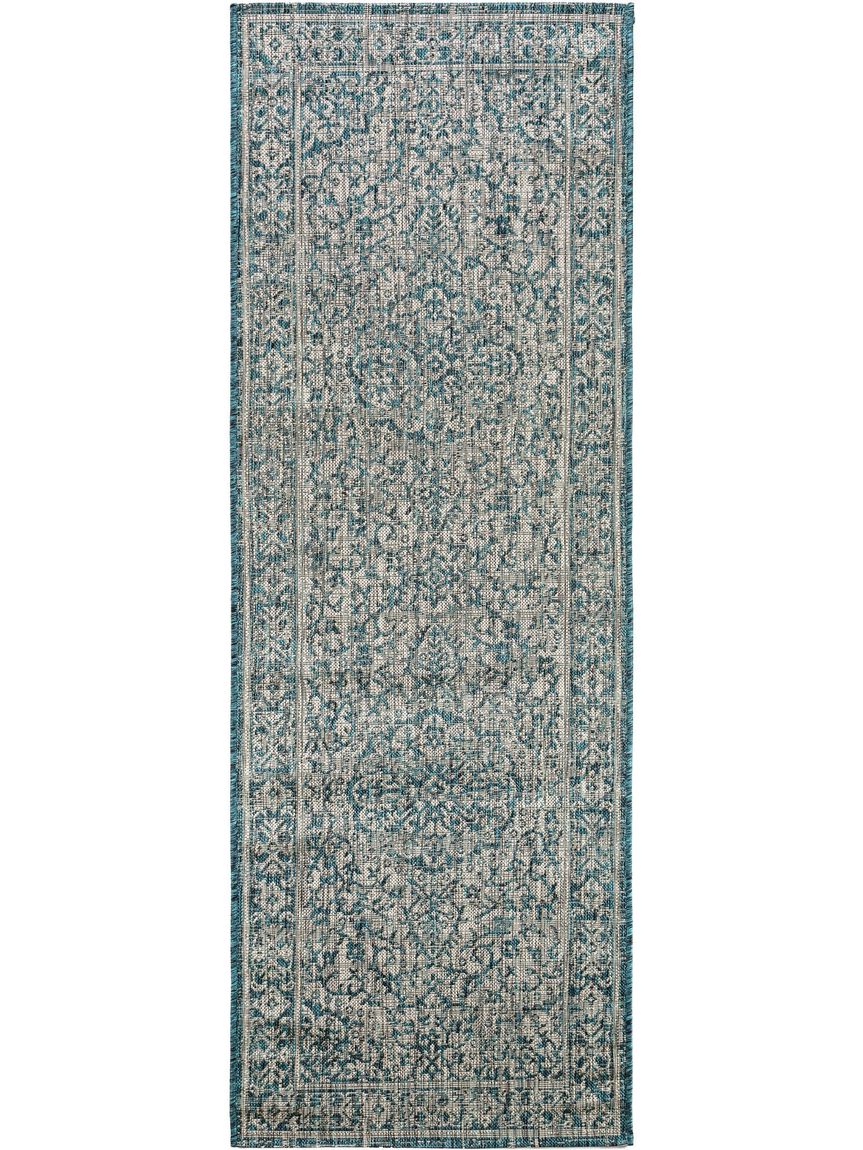 In- & Outdoor Läufer Cleo 80x240 cm Blau