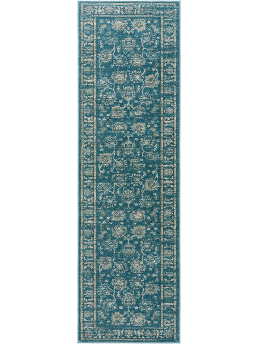 Teppich Läufer Velvet 70x240 cm Blau