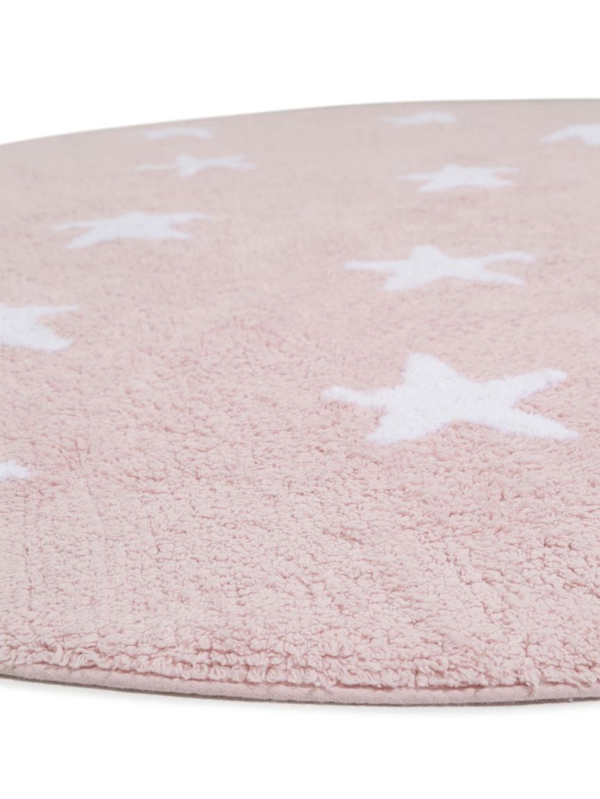 Waschbarer Kinderteppich Bambini Ø 150 cm rund Rosa