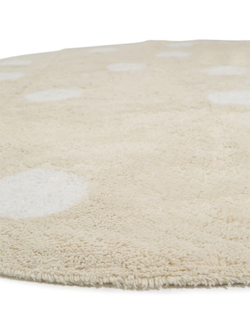 Waschbarer Kinderteppich Bambini Ø 150 cm rund Beige