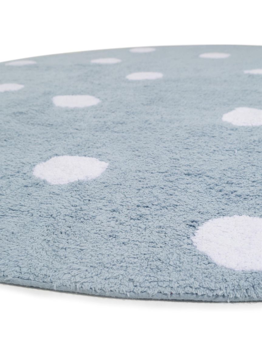 Waschbarer Kinderteppich Bambini Ø 150 cm rund Blau