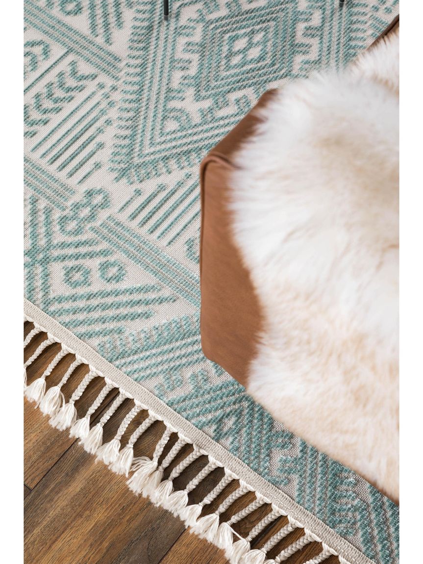 Teppich Laila Blau