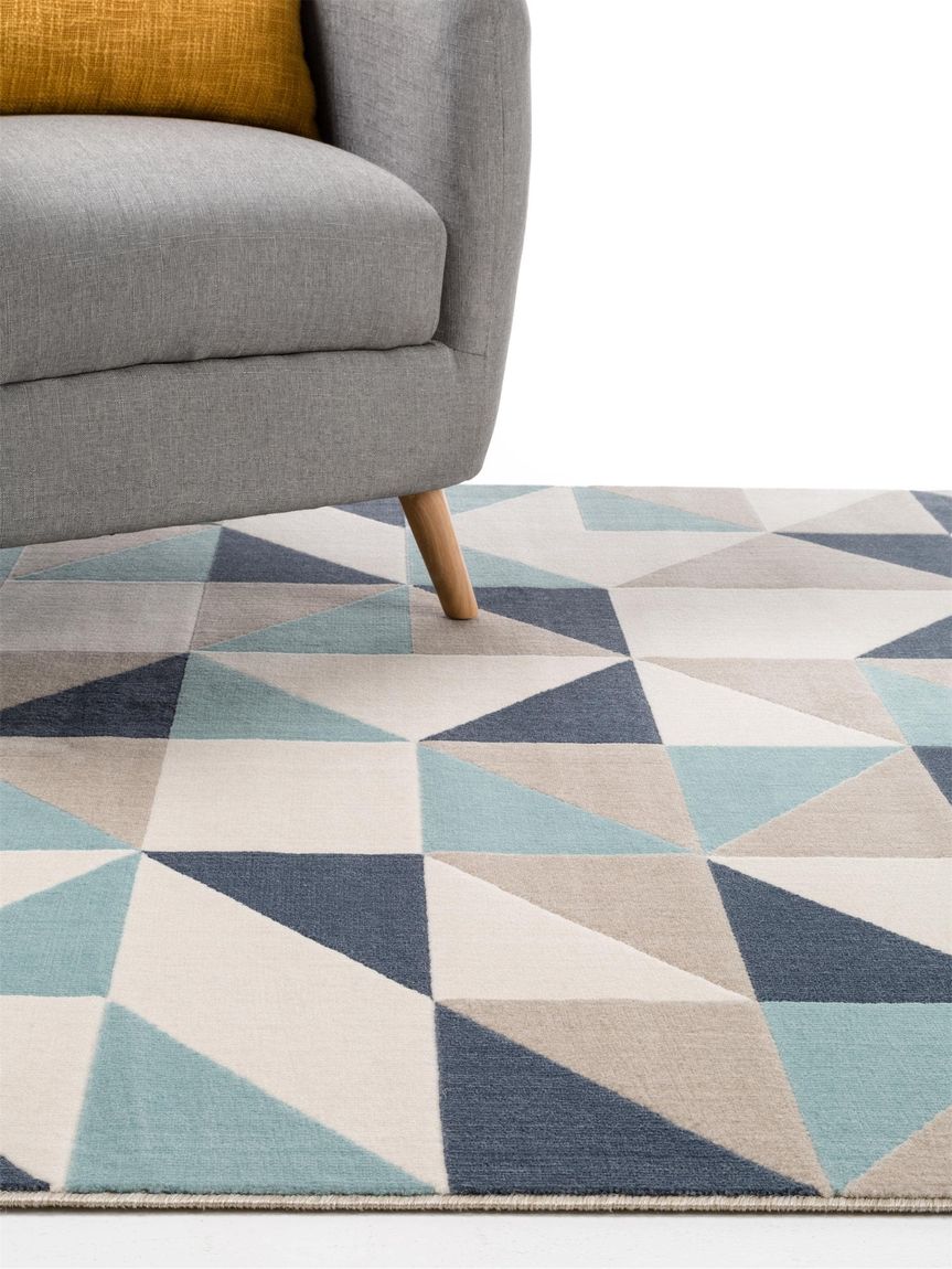 Teppich Dessert Blau