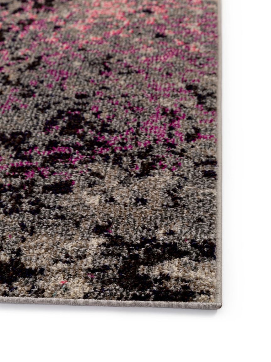 Teppich Casa Pink / Schwarz