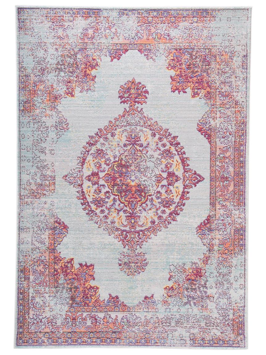 Teppich Visconti Bunt / Blau