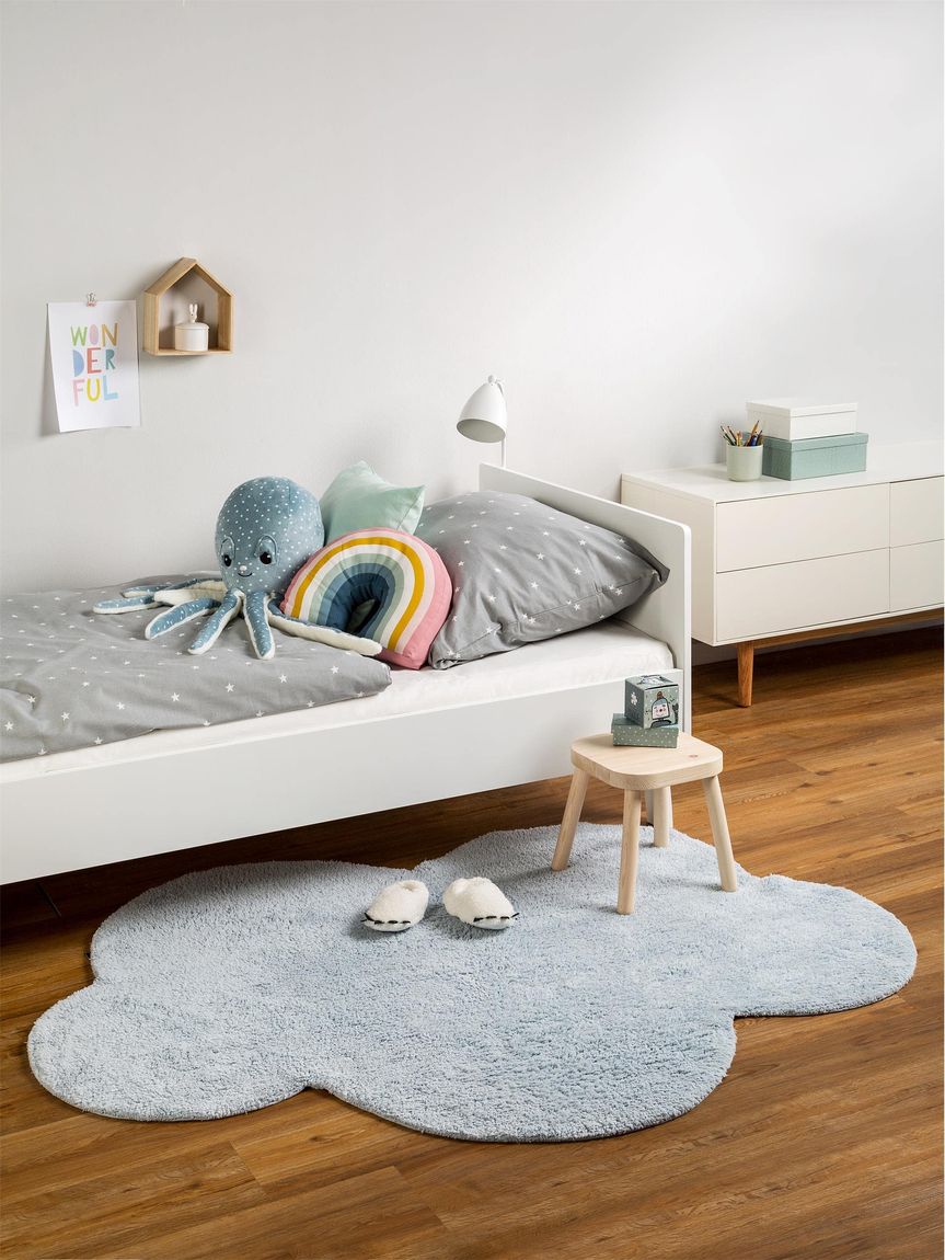 Waschbarer Kinderteppich Bambini 120x160 cm Blau