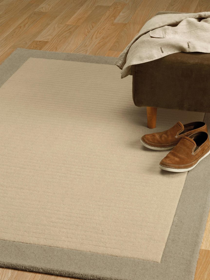 Wollteppich Moorland Beige