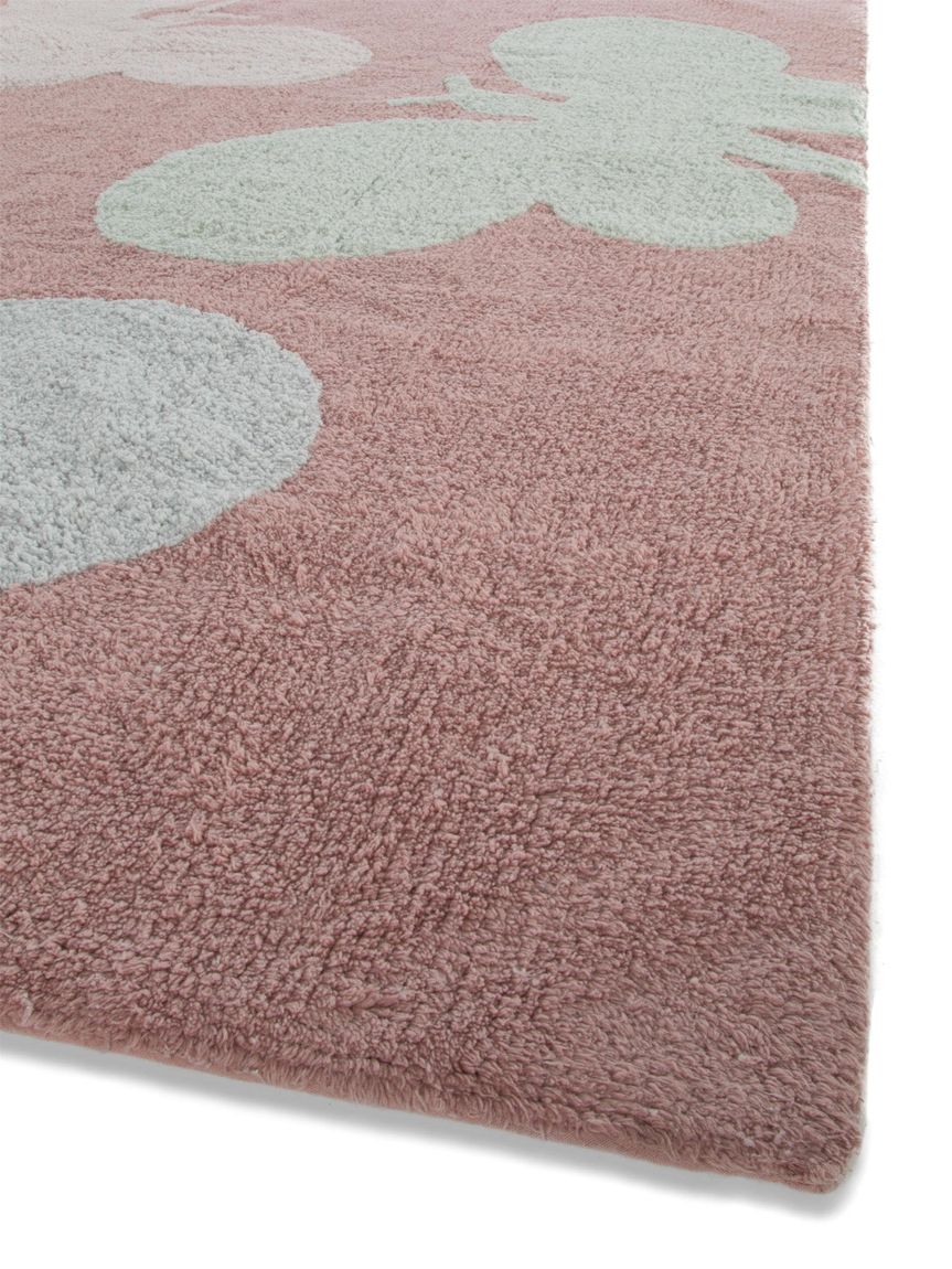 Waschbarer Kinderteppich Bambini Rosa