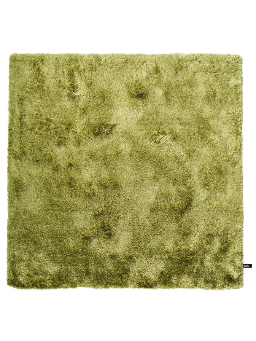 Hochflorteppich Whisper 200x200 cm Grün