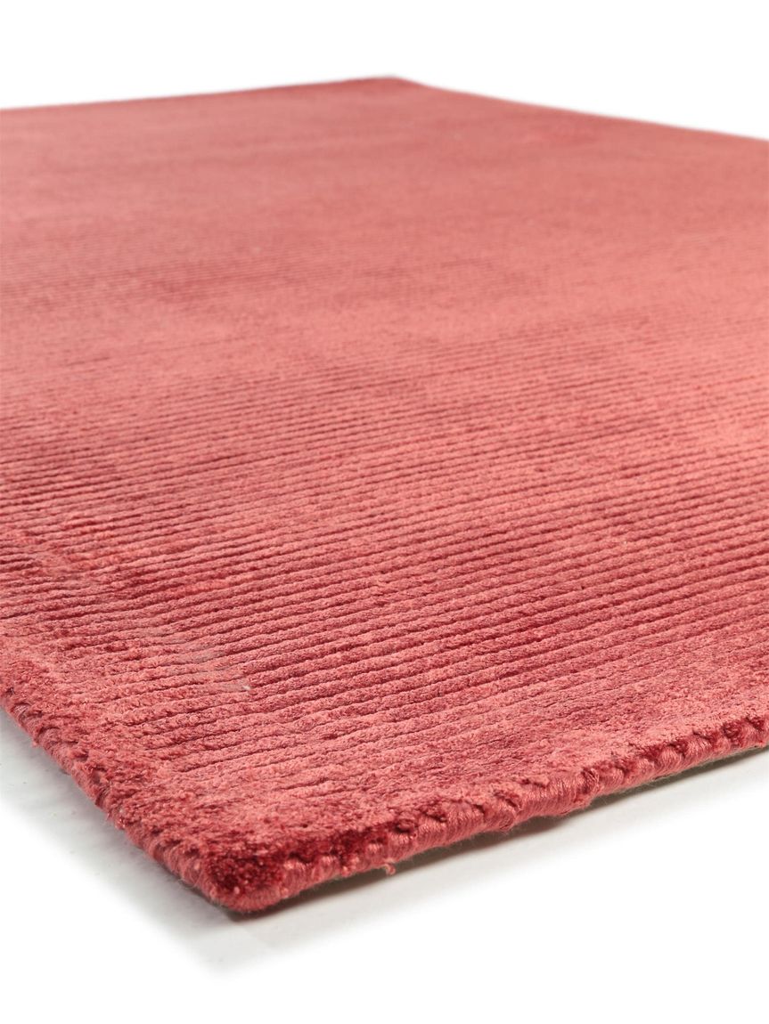 Viskoseteppich Lines 160x230 cm Rot