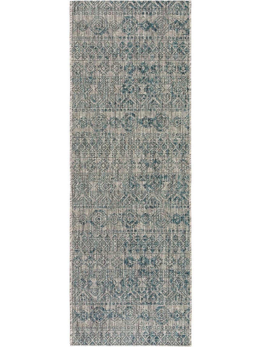 In- & Outdoor Läufer Cleo 80x240 cm Blau