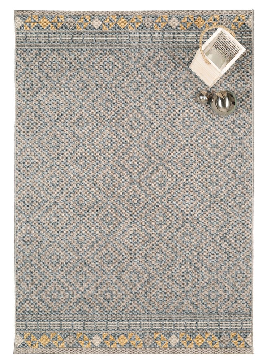 In- & Outdoor Teppich Capri Blau