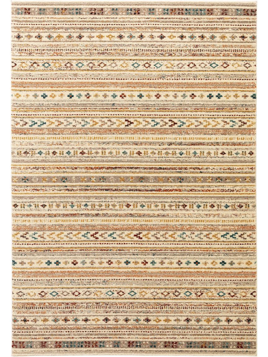 Teppich Kamal Beige / Bunt