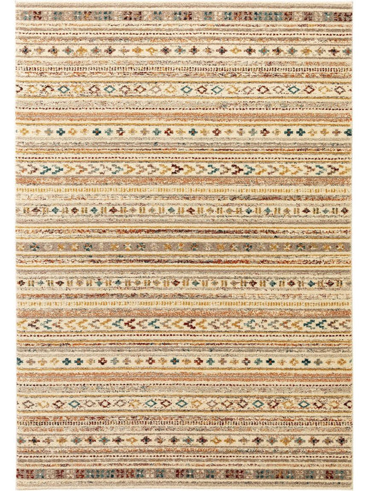 Teppich Kamal Beige / Bunt