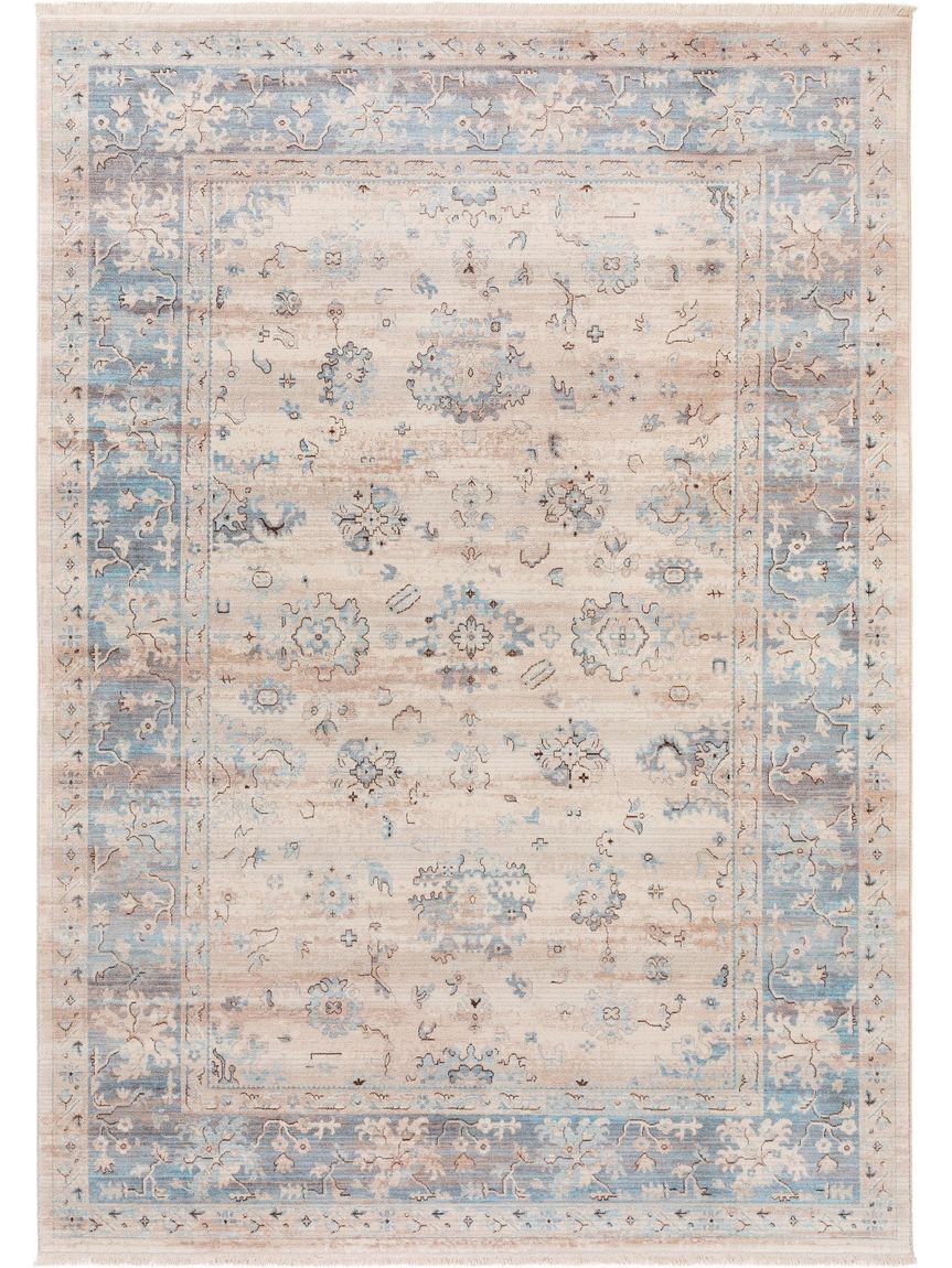 Teppich Safira Beige / Blau