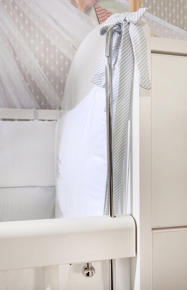 Cilek BABY COTTON Babybett L mitwachsend Kinderbett Bett Weiß