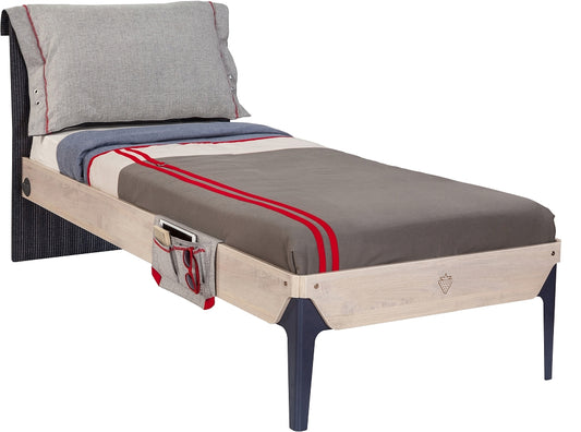 Cilek TRIO Kinderbett Bett 100x200cm Jugendbett Holz White-Wash