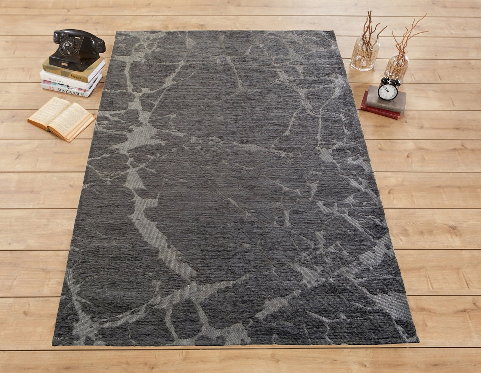 Cilek DARK METAL Kinderteppich Teppich 135x200 cm Dunkelgrau - Voelpe