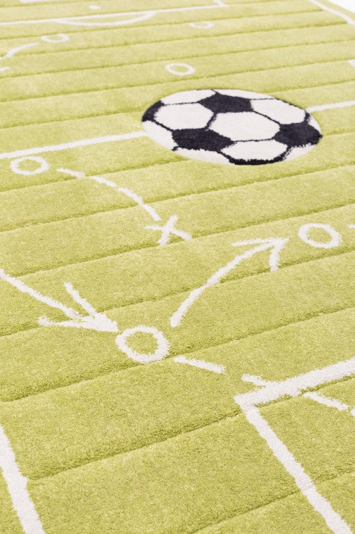 Cilek FOOTBALL Teppich Kinderteppich Teppichboden 133x190 cm grün