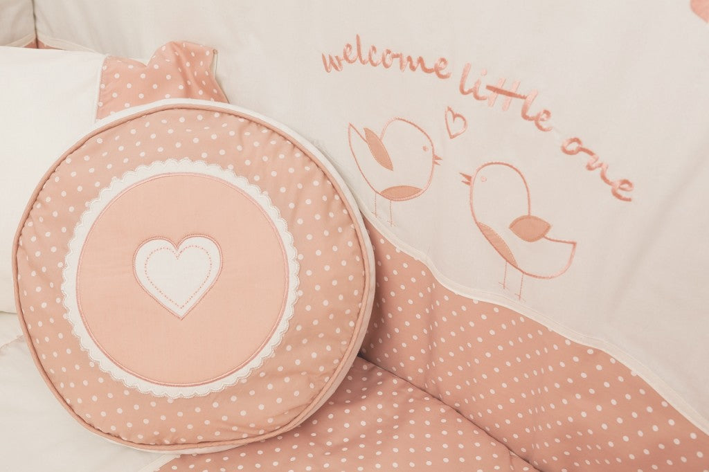 Cilek ROMANTIC BABY 7-tlg. Baby Set XL Babydecke Kissen Gitterschutz