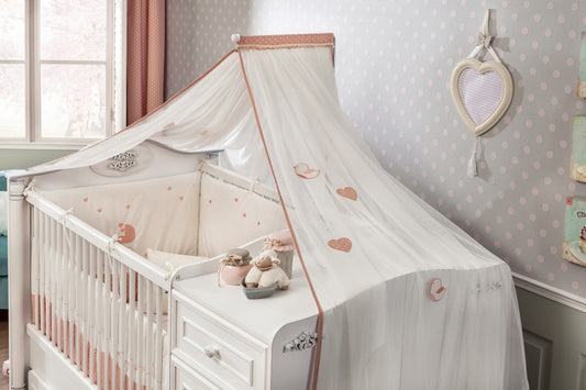 Cilek ROMANTIC BABY Himmel für Kinderbett/Babybett Weiß - Voelpe