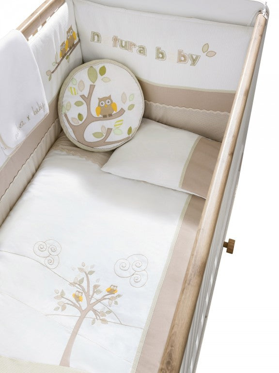 Cilek NATURA BABY 7-tlg. Bettwäsche Set XL Babydecke Kissen Gitterschutz - Voelpe