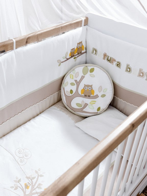 Cilek NATURA BABY 7-tlg. Bettwäsche Set XL Babydecke Kissen Gitterschutz - Voelpe