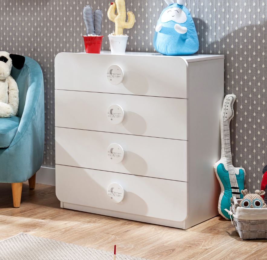 Cilek BABY COTTON 6 Babyzimmer Kinderzimmer Set Komplettset Spielzimmer Weiß