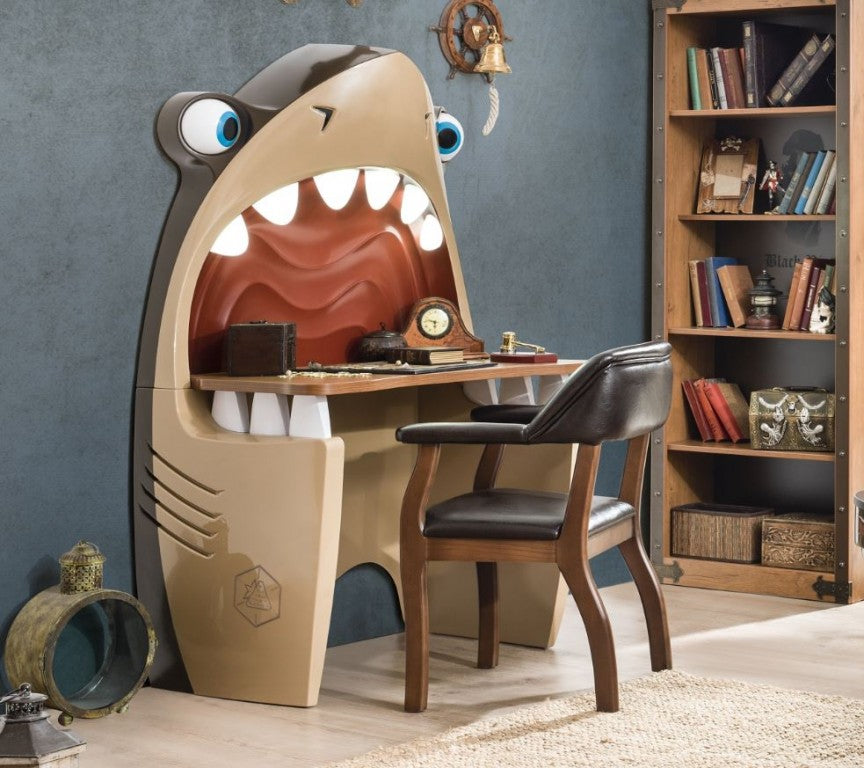 Cilek PIRATE Shark Computertisch Hai Schreibtisch Tisch Kinderzimmer Haifisch