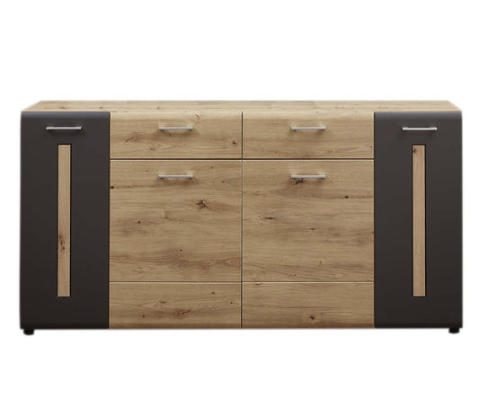 ANDERLECHT I Sideboard fertig montiert Artisan Eiche / Graphit